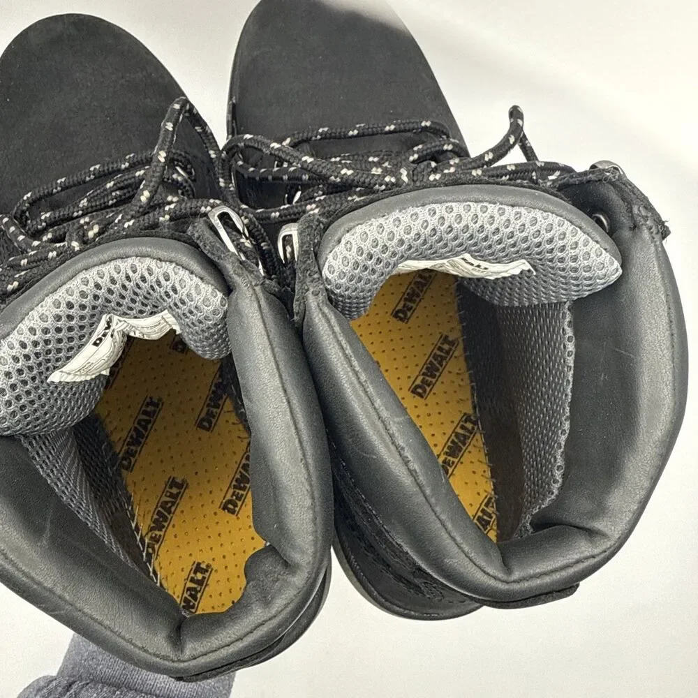 DeWalt Plasma Steel Toe Work Boots Sz 6 Leather Safety DXWP10007 Missing Insoles